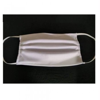 KIT com 3 Máscaras de Pano confeccionada com poliéster e malha de algodão com clip nasal nas cores Cinza; Preta ou Branca.