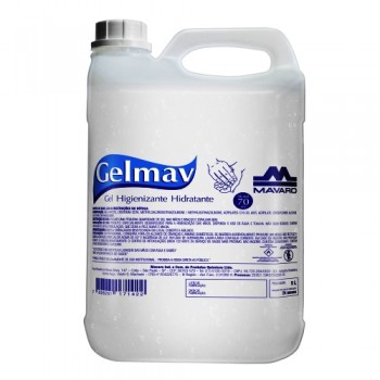 ÁLCOOL GEL Antisséptico Hidratante - 5 litros